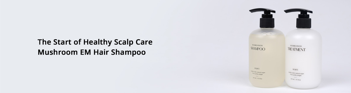 The Start of Healthy Scalp Care Mushroom EM Hair Shampoo